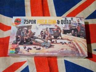 Airfix 01305  25PDR.Field Gun met Quad